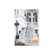 USC Trojans Youth Triumphant Fountain Postcard